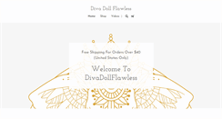 Desktop Screenshot of divadollflawless.com